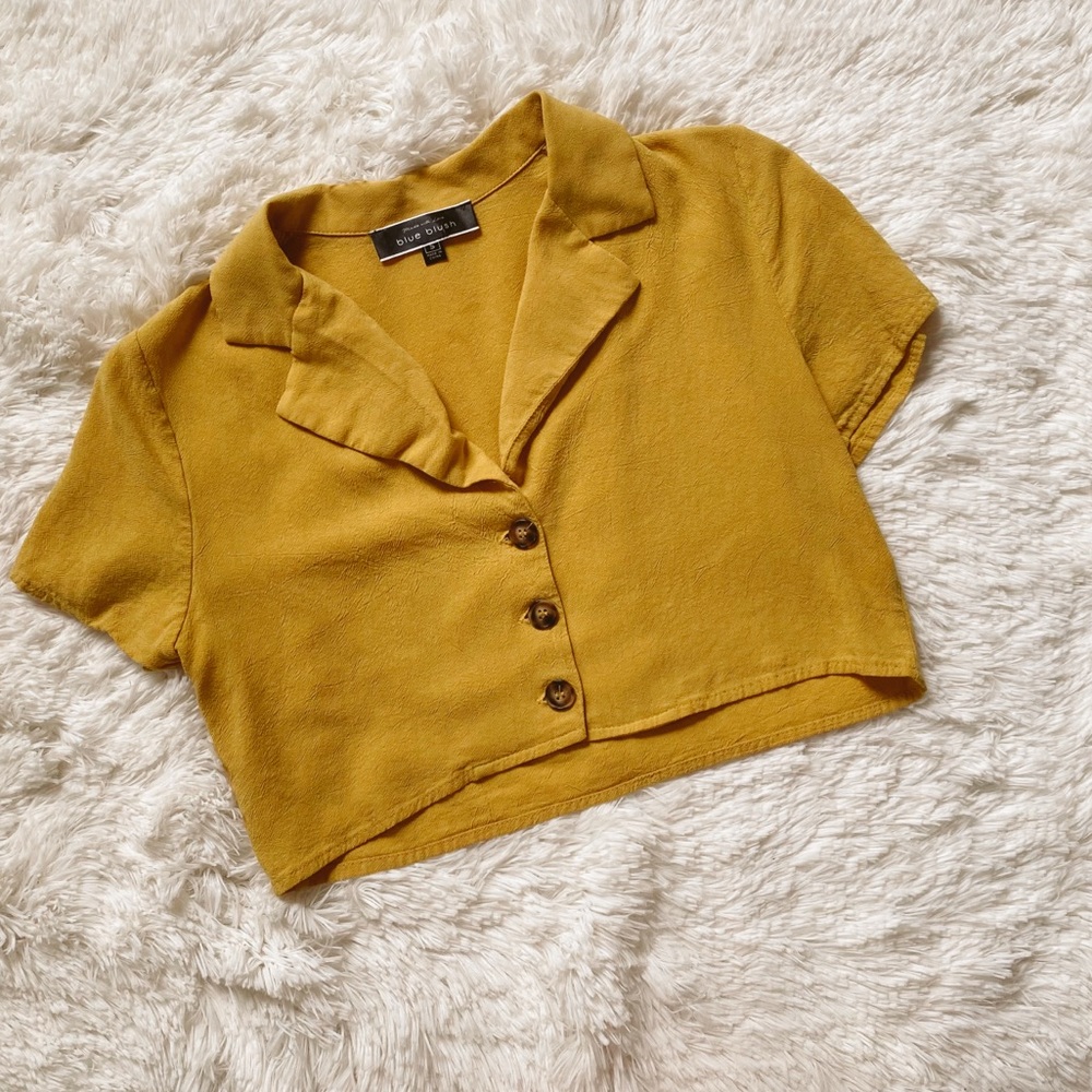 Yellow Button Top
